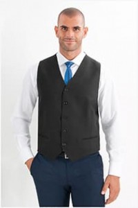 Wollen gilet van Plusman.