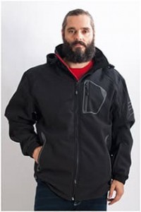 Outdoor softshell jas van KAM Jeanswear (water- en winddicht).