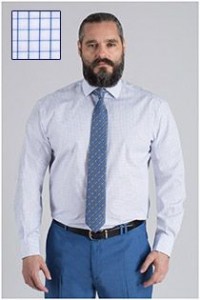 Extra lang dress shirt van Plusman