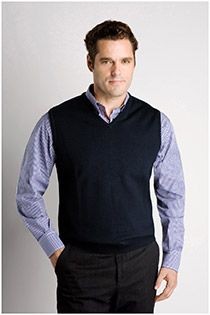 Wollen spencer van Plus Man