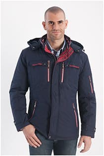 Functionele jas met capuchon van Plus Man
