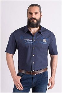 Uni korte mouw overhemd van Kitaro