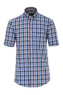 Korte mouw ruiten overhemd van Casamoda