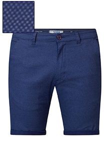 Elastische shorts van D555 met allover print.