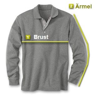 Größentabelle Poloshirt